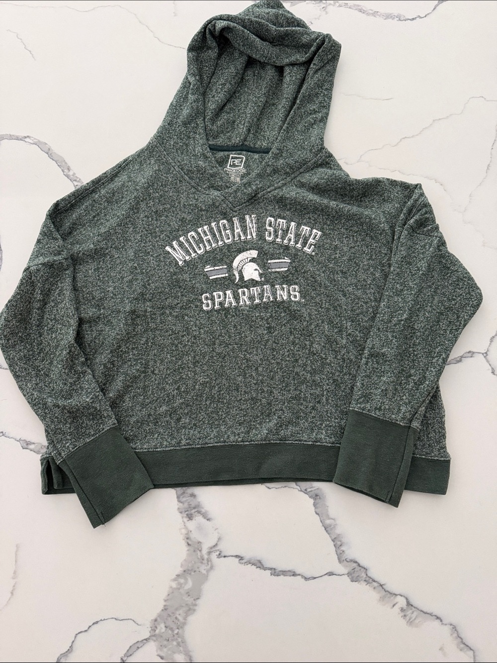 Pro Edge Michigan State Spartans Green Hooded Sweatshirt